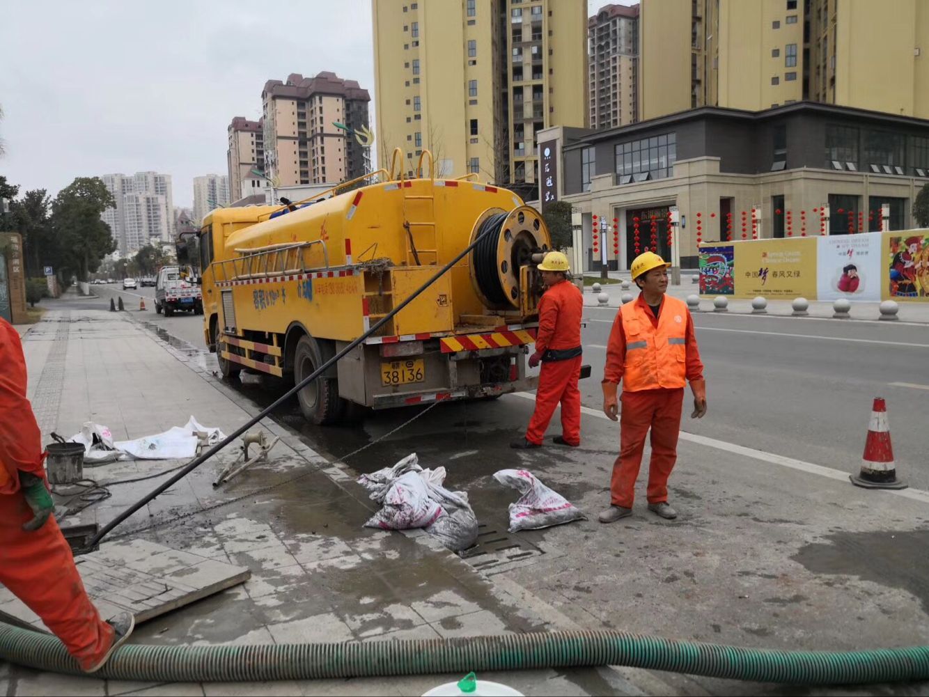平定排污管道清淤-管道清洗